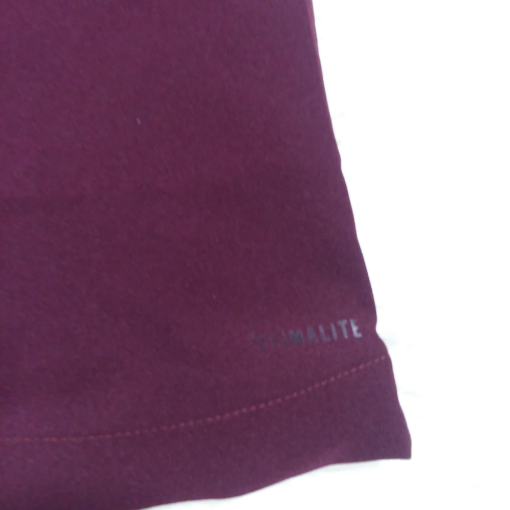 Adidas Game Mode 1/4 zip pullover small maroon - Picture 11 of 12